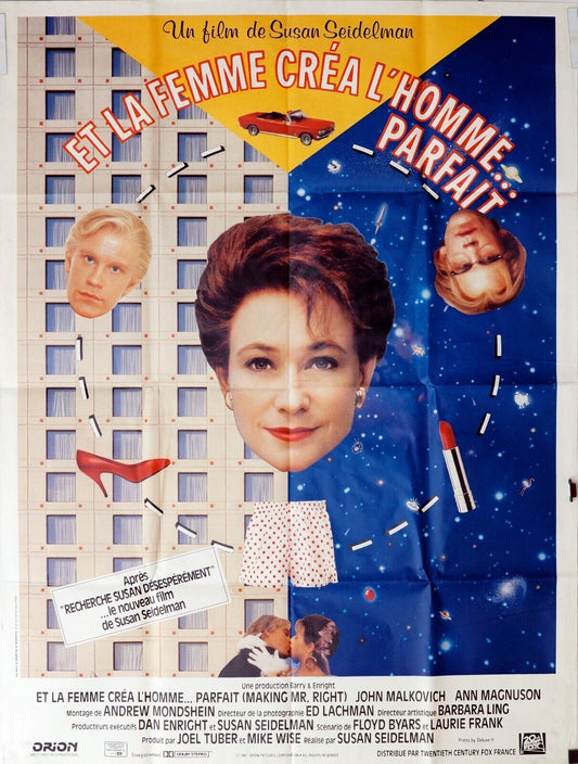 ET LA FEMME CRÉA L’HOMME PARFAIT… MOVIE POSTER ORIGINAL 120x160 ROBERT FARRANT