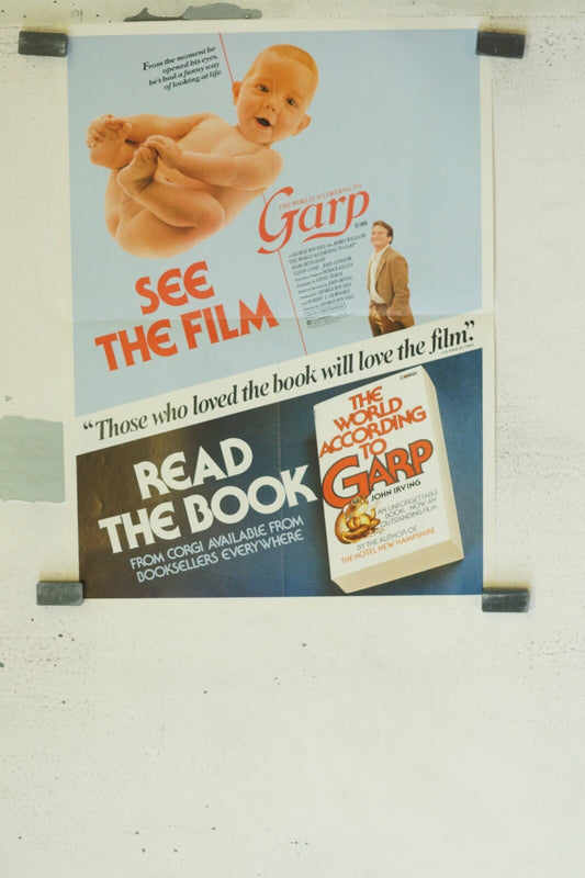 THE WORLD ACCORDING TO GARP ORIGINAL, MOVIE POSTER (40X60), Robin Williams
