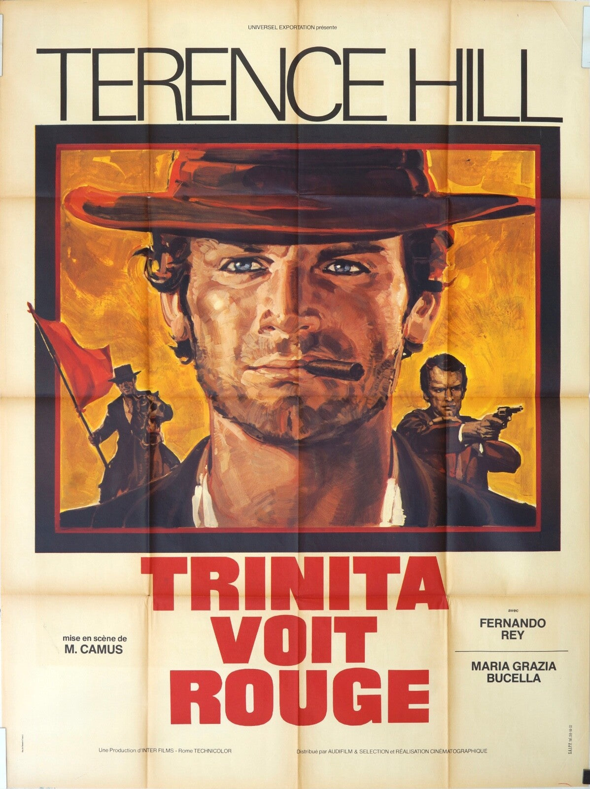 TRINITA VOIT ROUGE MOVIE POSTER ORIGINAL 120x160 TERENCE HILL
