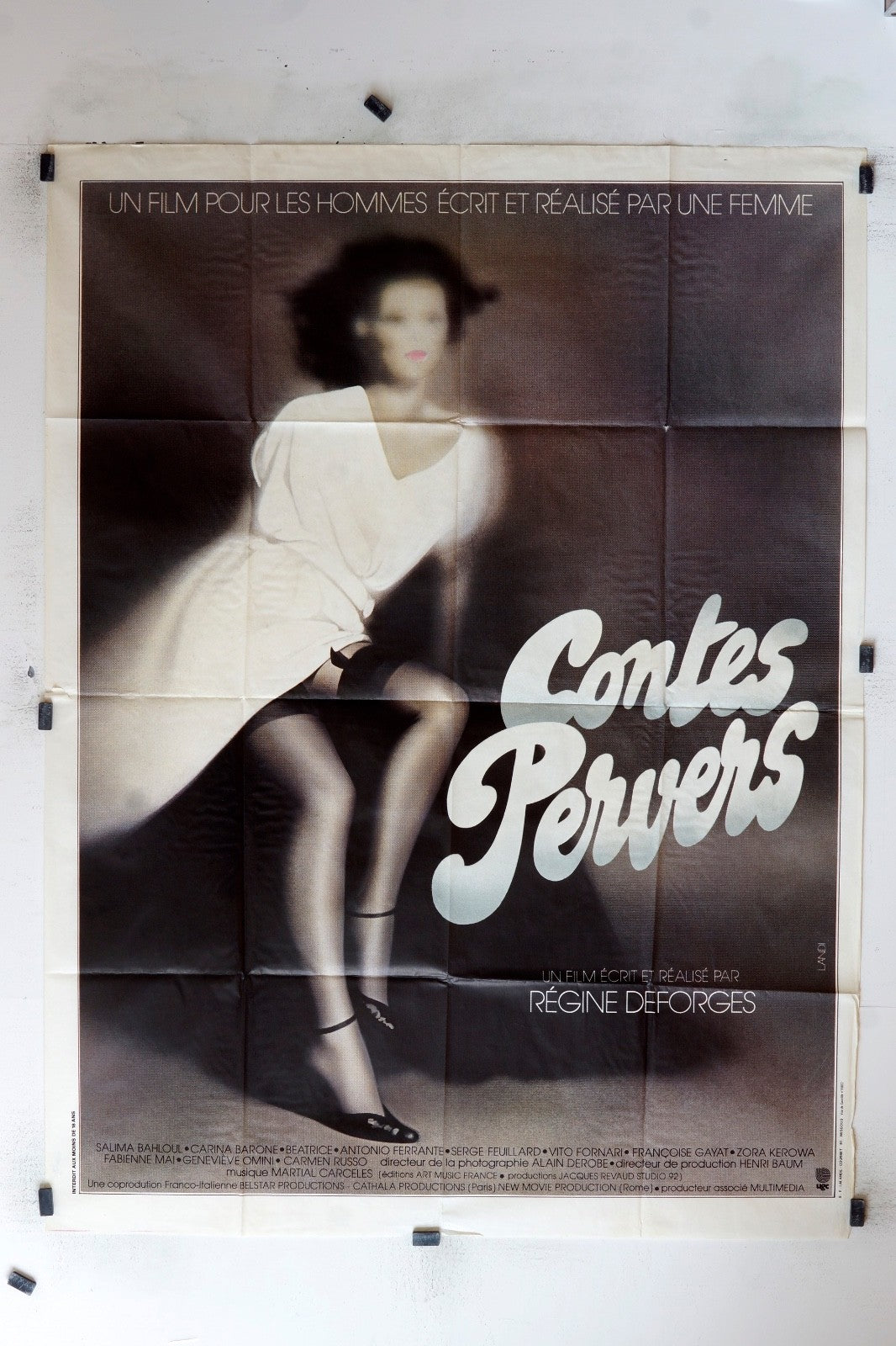 CONTES PERVERS RÉGINE DEFORGES ORIGINAL MOVIE POSTER 120x160