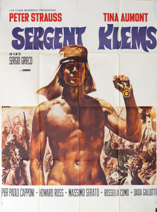 SERGENT KLEMS ORIGINAL MOVIE POSTER 120x160 PETER STRAUSS