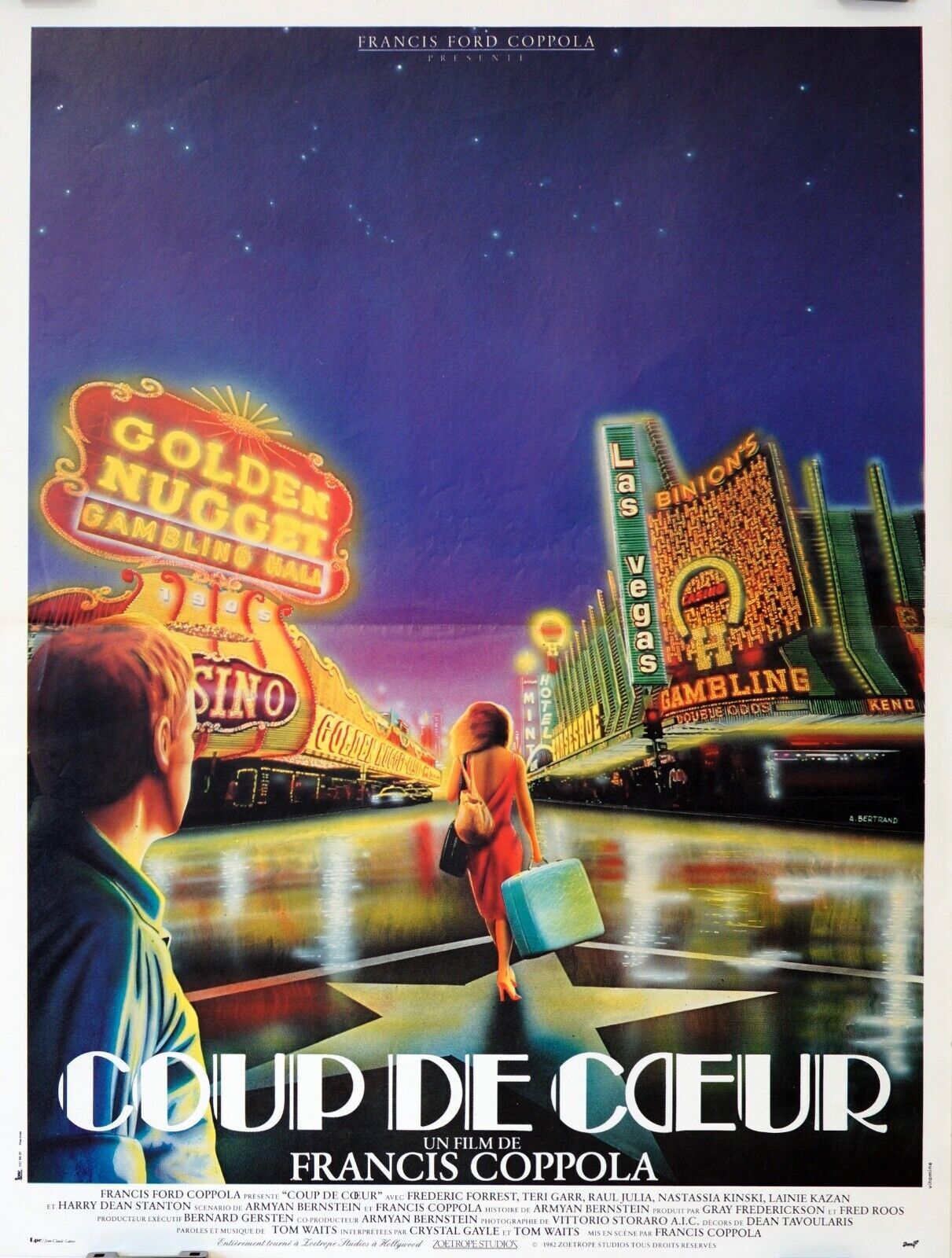 COUP DE CŒUR MOVIE POSTER ORIGINAL 120x160 FRANCIS COPPOLA