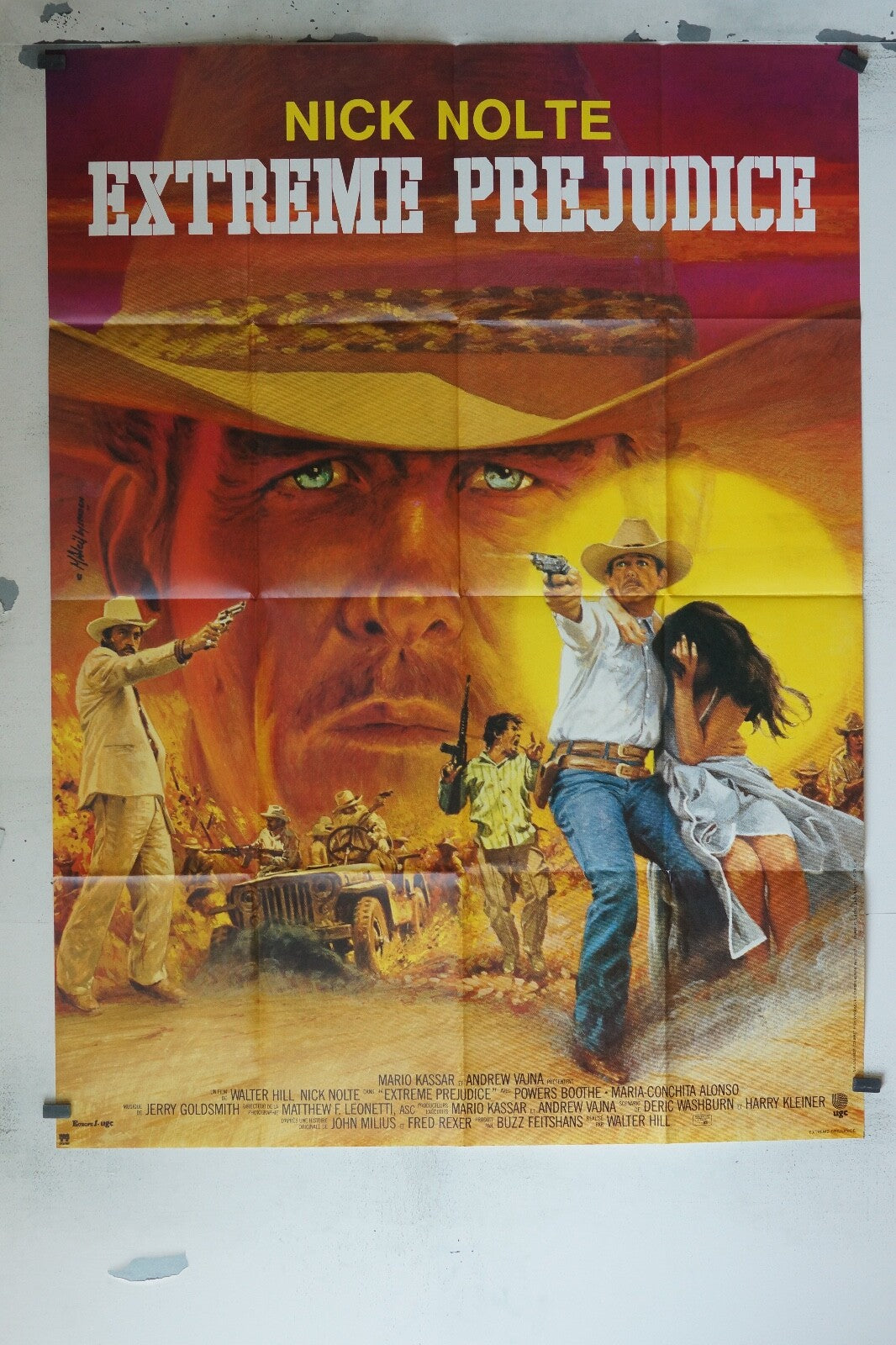 EXTRÊME PRÉJUDICE MOVIE POSTER ORIGINAL 120x160 NICK NOLTE