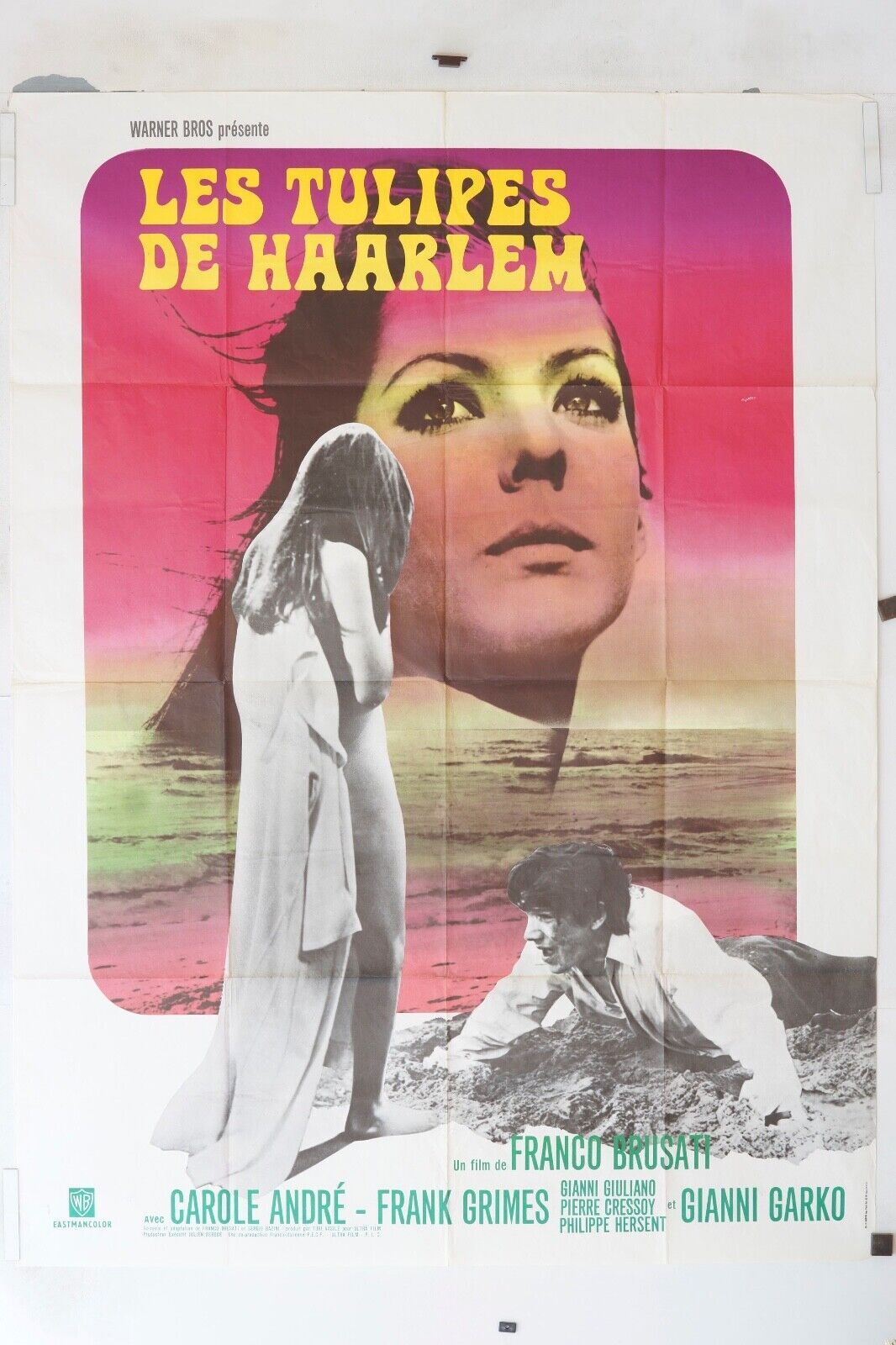 LES TULIPES DE HARLEM 120X160 ORIGINAL MOVIE POSTER CAROLE ANDRÉ