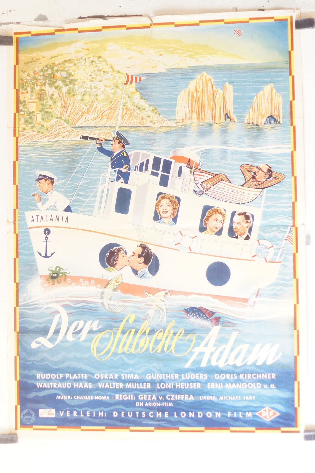 DER FALSCHE ADAM 70x100 ORIGINAL MOVIE POSTER RUDOLPH PLATTE – OSKAR SIMA