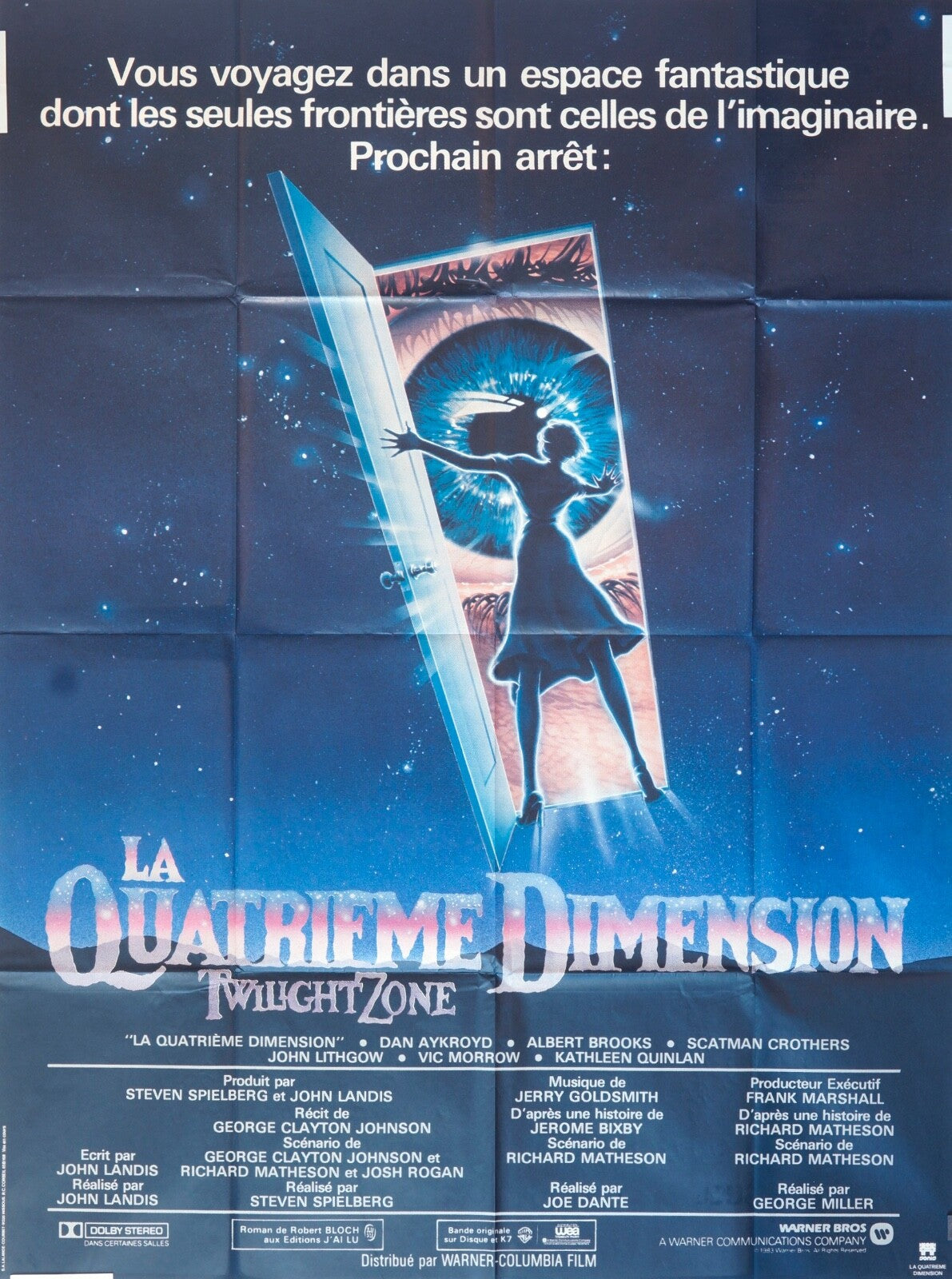LA QUATRIÈME DIMENSION 120X160 POSTER ORGINAL DAN AYKROYD