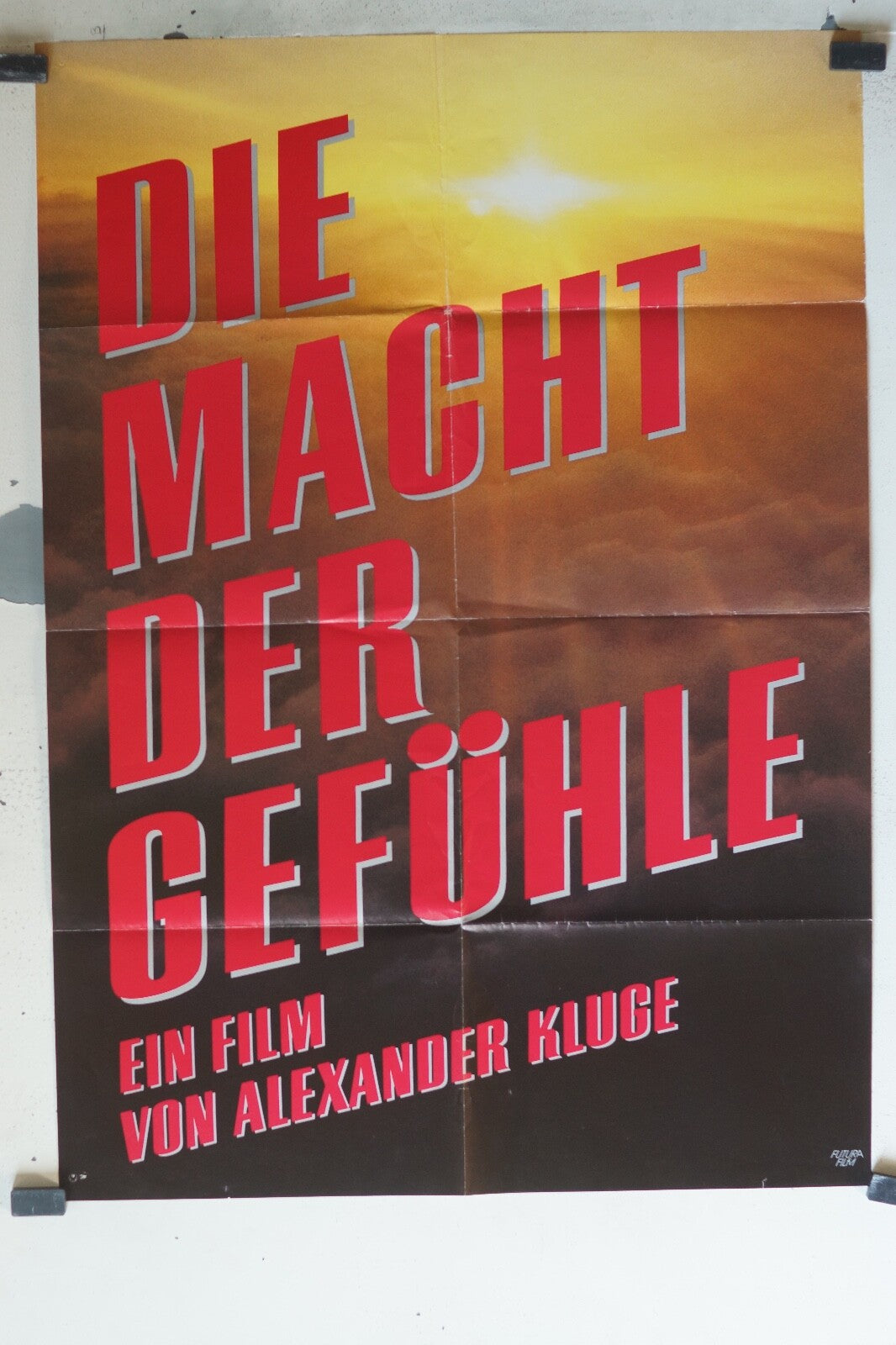 DIE MACHT DER GEFUHLE MOVIE POSTER ORIGINAL (83X59) Hannelore hoger , Edgar M.