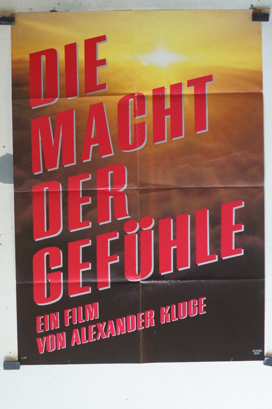 DIE MACHT DER GEFUHLE MOVIE POSTER ORIGINAL (83X59) Hannelore hoger , Edgar M.