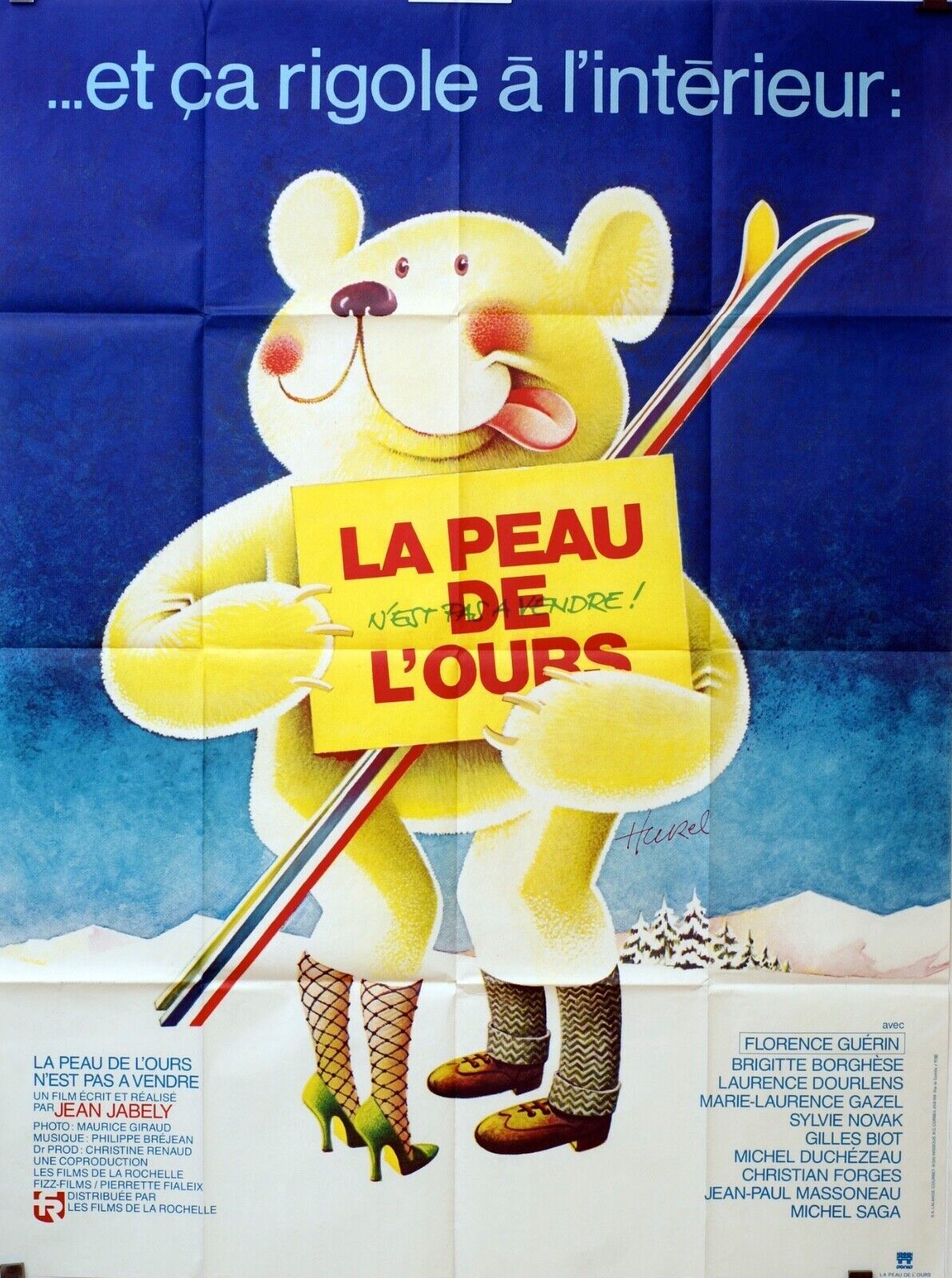 LA PEAU DE L’OURS POSTER ORIGINAL120x160 FLORENCE GUÉRIN