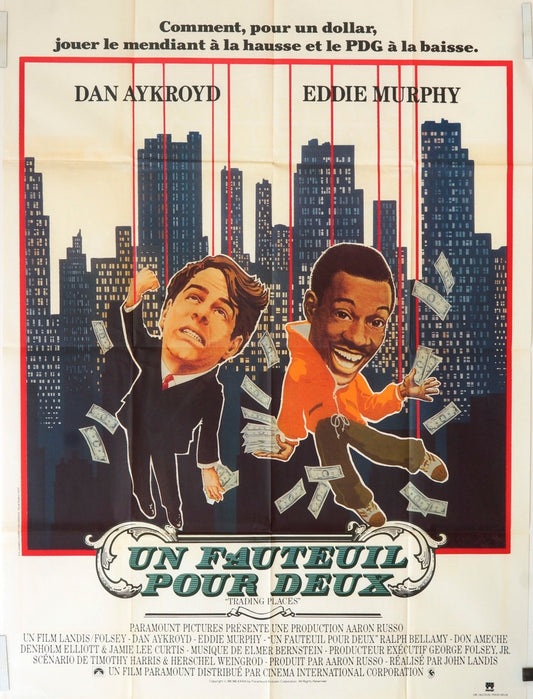 UN FAUTEUIL POUR DEUX  DAN AYKROYD 120X160 MOVIE POSTER ORIGINAL 120x160
