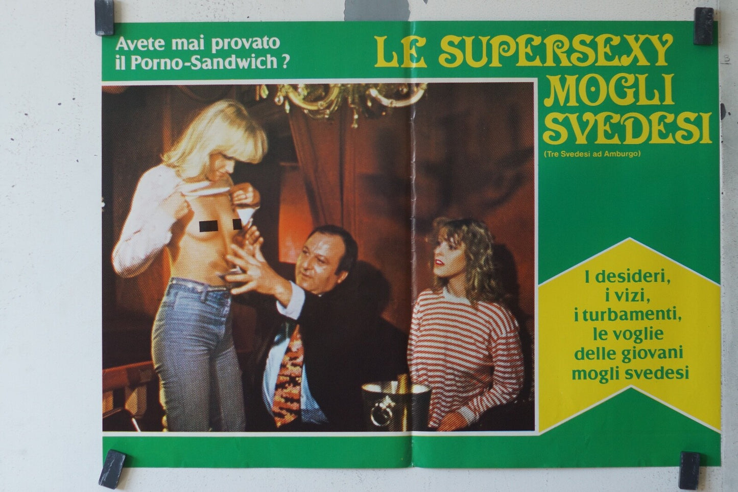 SUPERSEXY MOGLI SVEDESI ORIGINAL MOVIE POSTER 60x67 Uta Koepke 