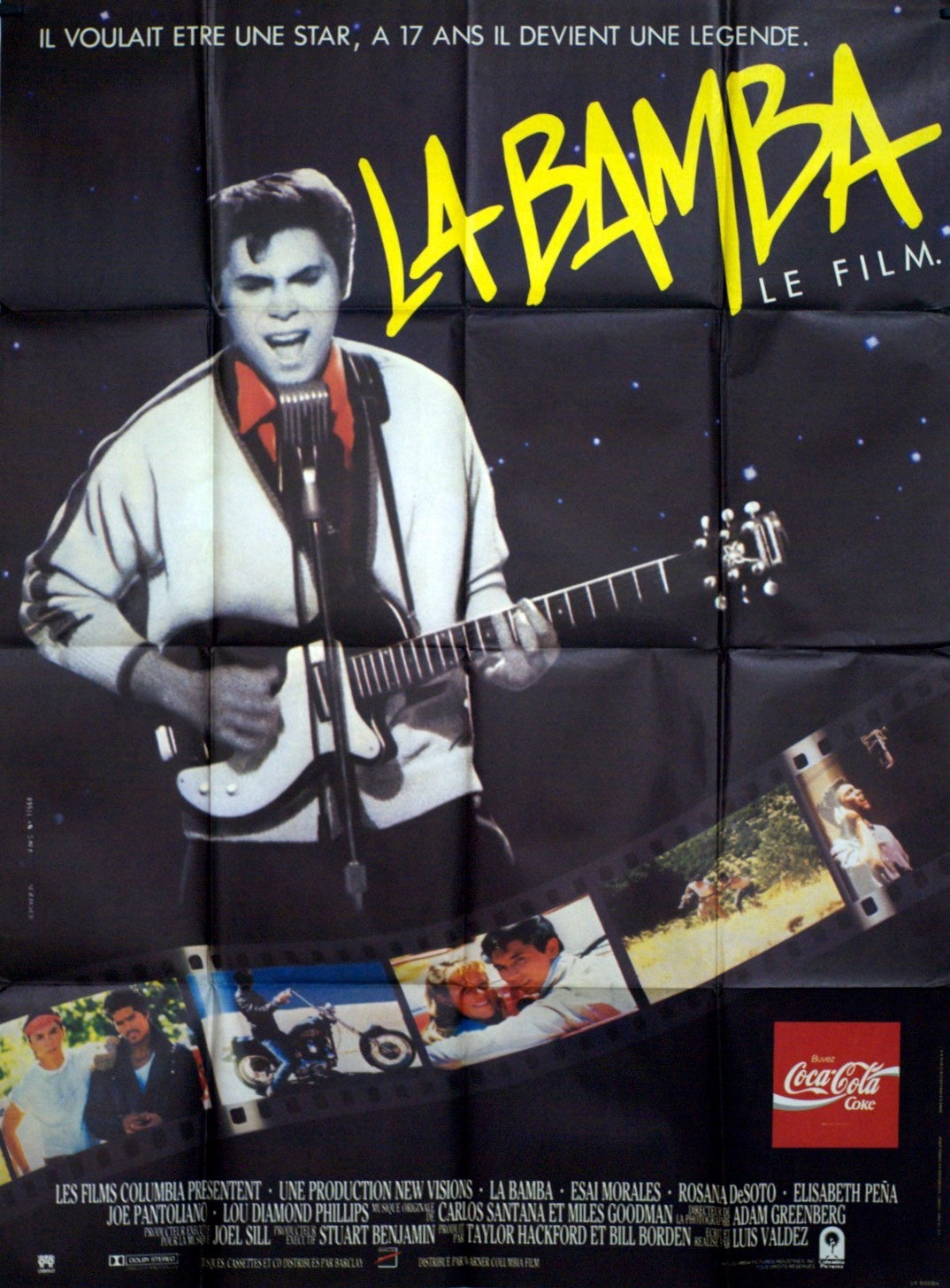 LA BAMBA  WILLIAM MARSHALL movie poster ORIGINAL 120x160