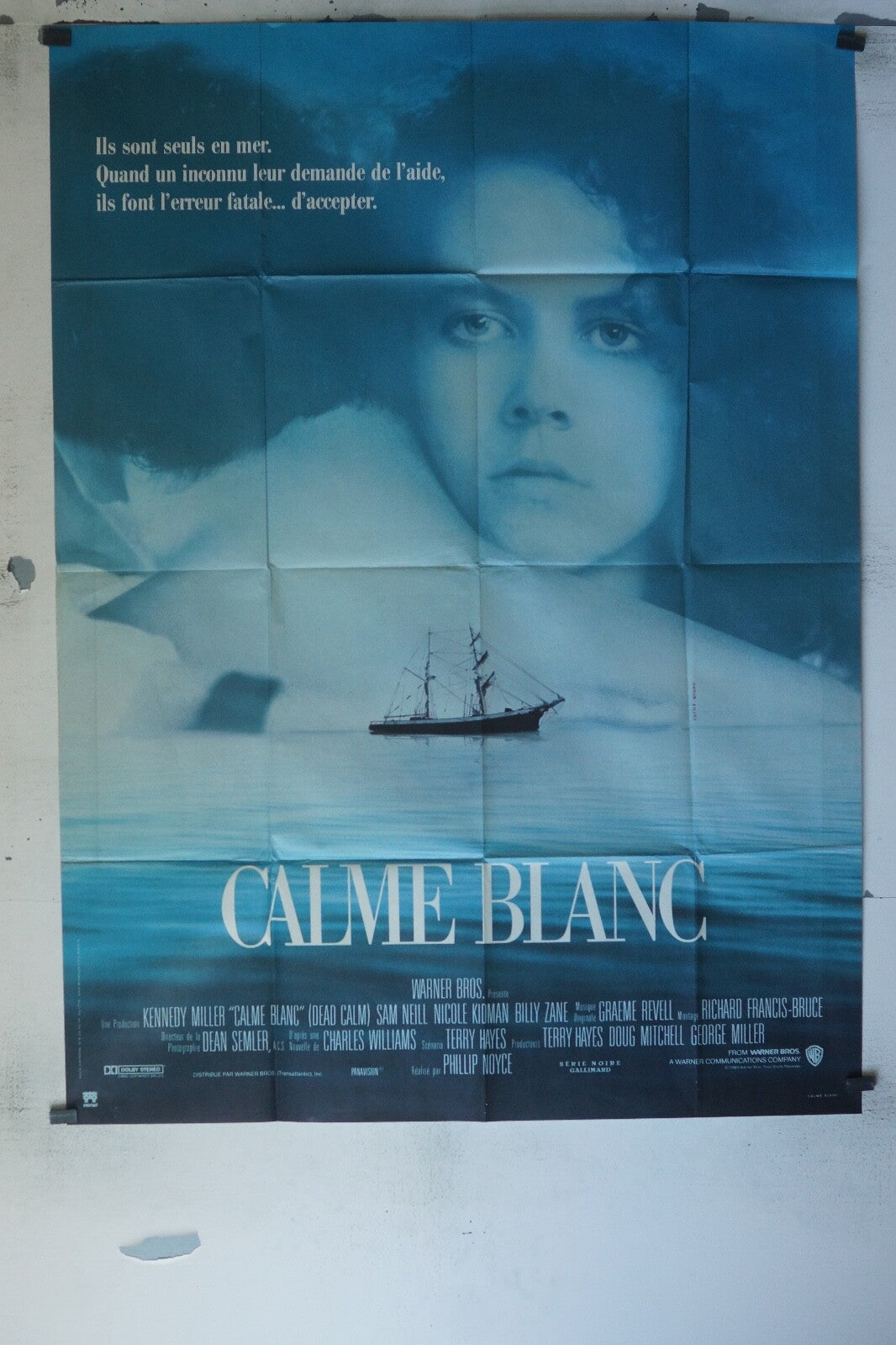CALME BLANC MOVIE POSTER ORIGINAL 120x160 SAM NEILL