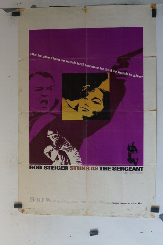 THE SERGEANT ORIGINAL POSTER (69x103), John Flynn, Rod Steiger