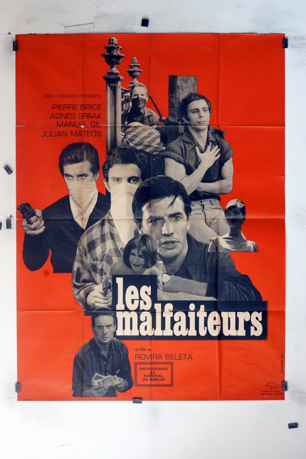 LES MALFAITEURS PIERRE BRICE MOVIE POSTER ORIGINAL (120x160)