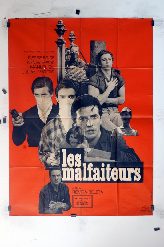 LES MALFAITEURS PIERRE BRICE MOVIE POSTER ORIGINAL (120x160)