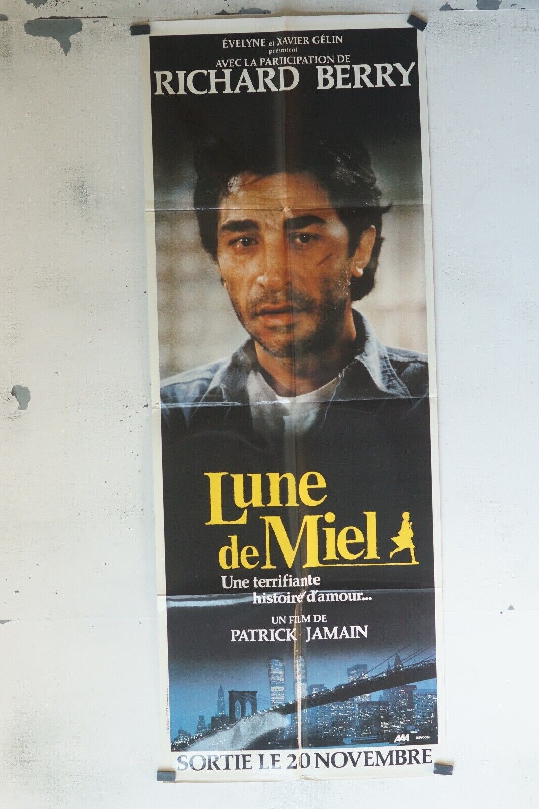 LUNE DE MIEL POSTER ORIGINAL 60x160 RICHARD BERRY