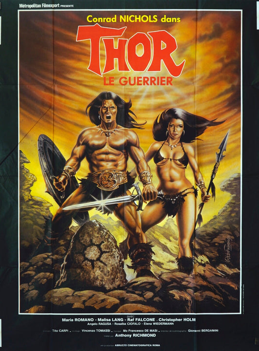 THOR LE GUERRIER MOVIE POSTER ORIGINAL 120x160 MARIA ROMANO
