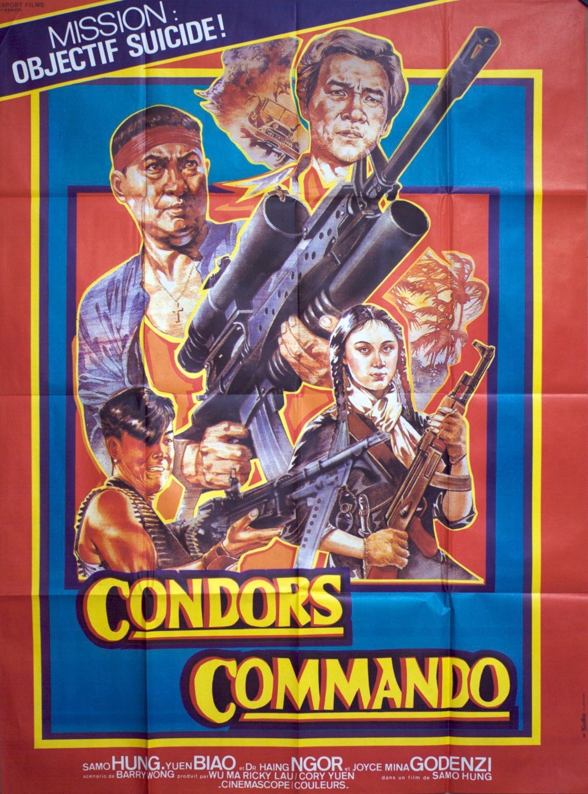 CONDORS COMMANDO SAMO HUNG ORIGINAL MOVIE POSTER 120x160