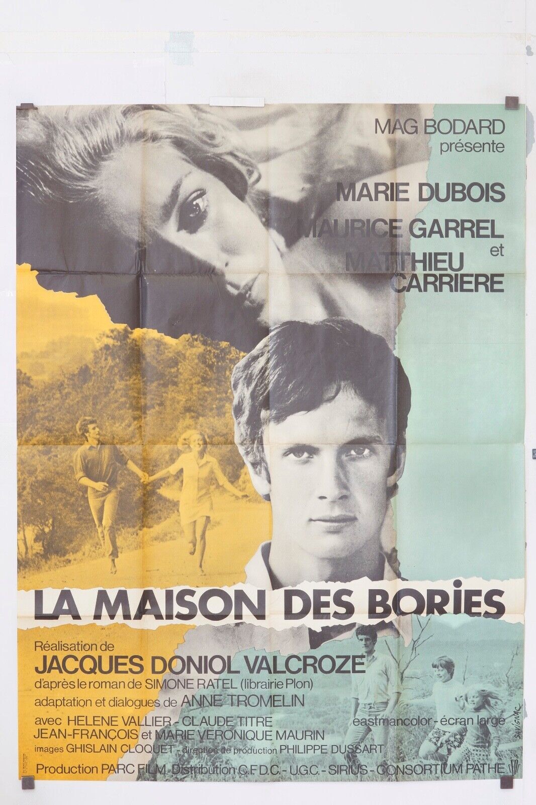 LA MAISON DES BORIES MOVIE POSTER ORIGINAL 120x160 MARIE DUBOIS