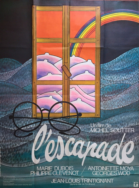 ESCAPADE (L’) MOVIE POSTER ORIGINAL (120x160) MICHEL SOUTTER 