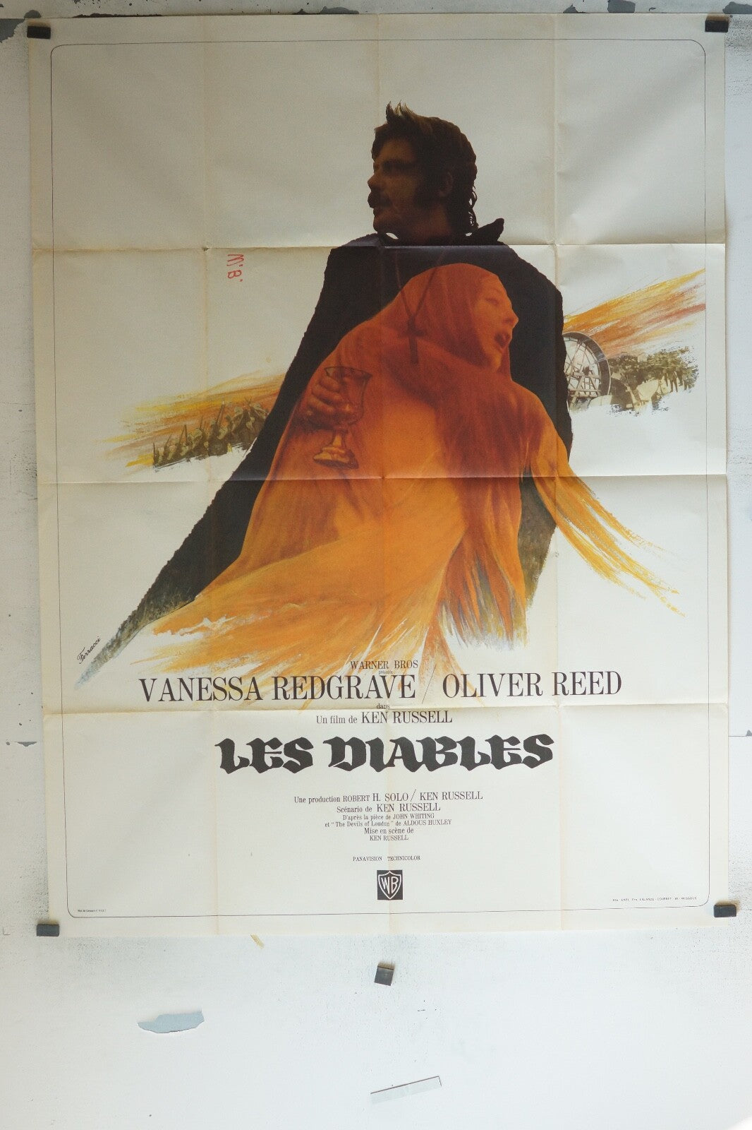 LES DIABLES MOVIE POSTER ORIGINAL 120x160 VANESSA REDGRAVE