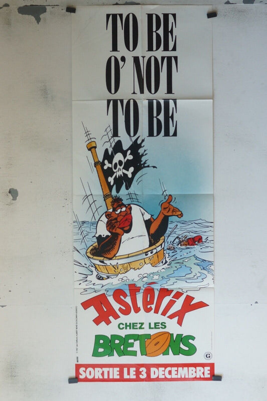 TO BE O NOT TO BE “ASTÉRIX CHEZ LES BRETONS”POSTER ORIGINAL 60x160