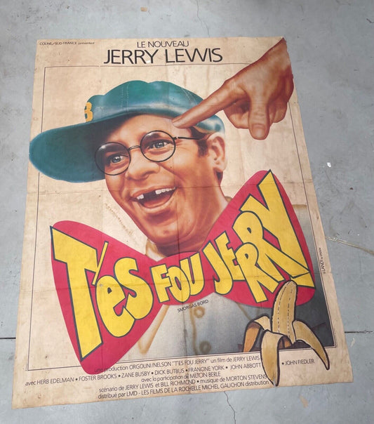 T’ES FOU DE JERRY ORIGINAL 120x160 JERY LEWIS