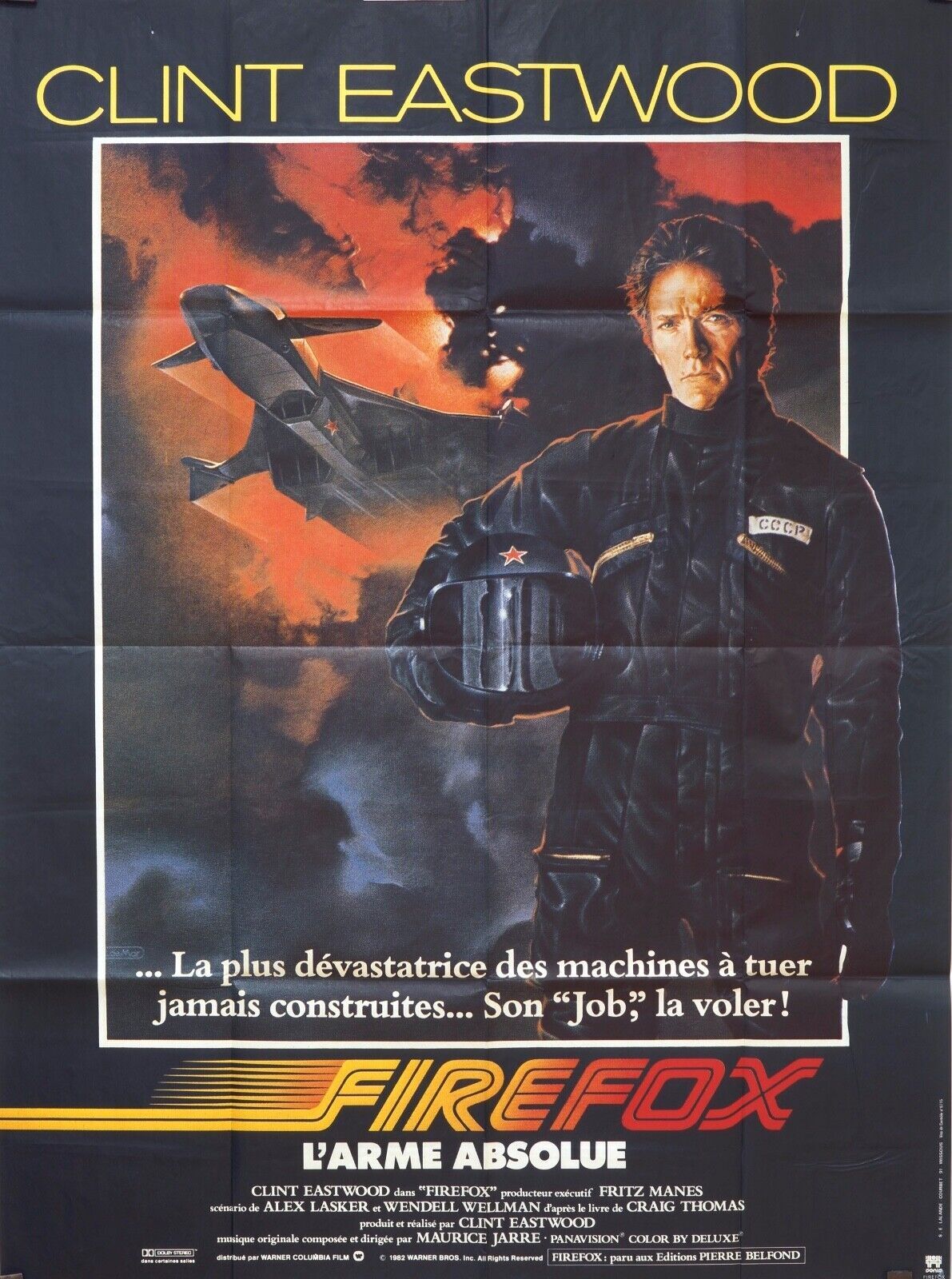 FIREFOX ORIGINAL MOVIE POSTER 120x160 CLINT EASTWOOD