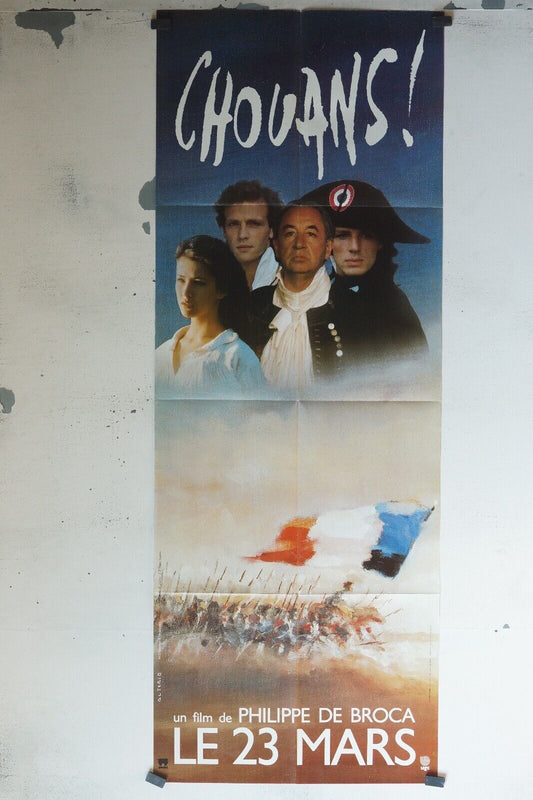 CHOUANS ! POSTER ORIGINAL (60x160) PHILIPE DE BROCA