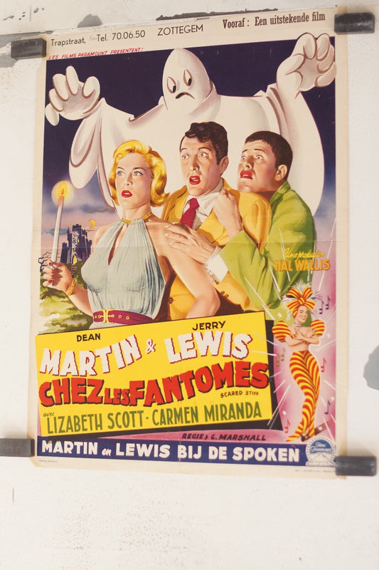 MARTIN & LEWIS CHEZ LES FANTOMES (French Version) 30x55 