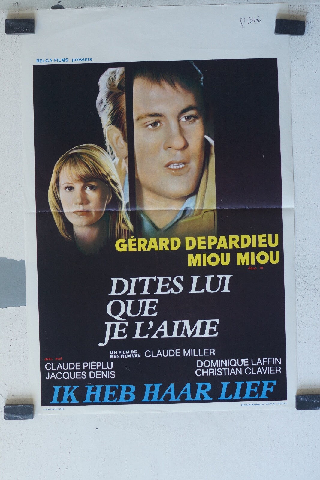 DITES LUI QUE JE L’AIME ORIGINAL MOVIE POSTER 36x55 Gérard Depardieu 