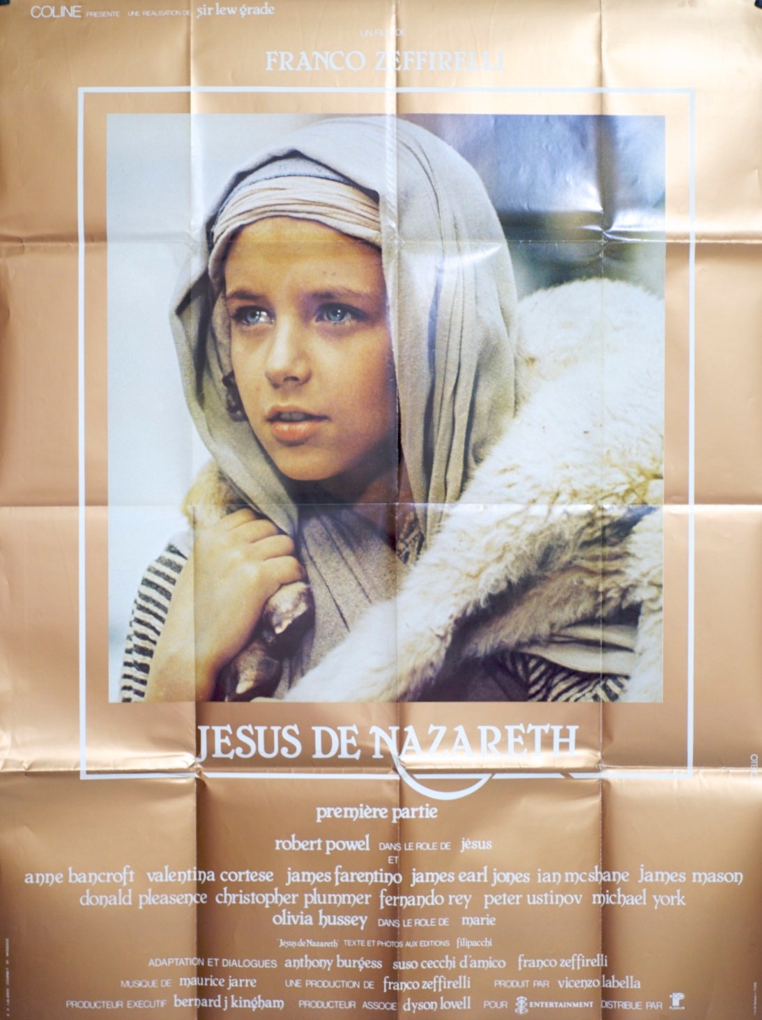 JESUS DE NAZARETH ROBERT POWEL movie poster ORIGINAL 120x160