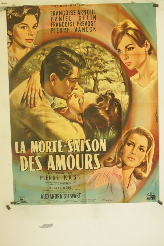LA MORTE-SAISON DES AMOURS POSTER ORIGINAL1 20x160FRANCOISE ARNOUL – DANIEL GELI