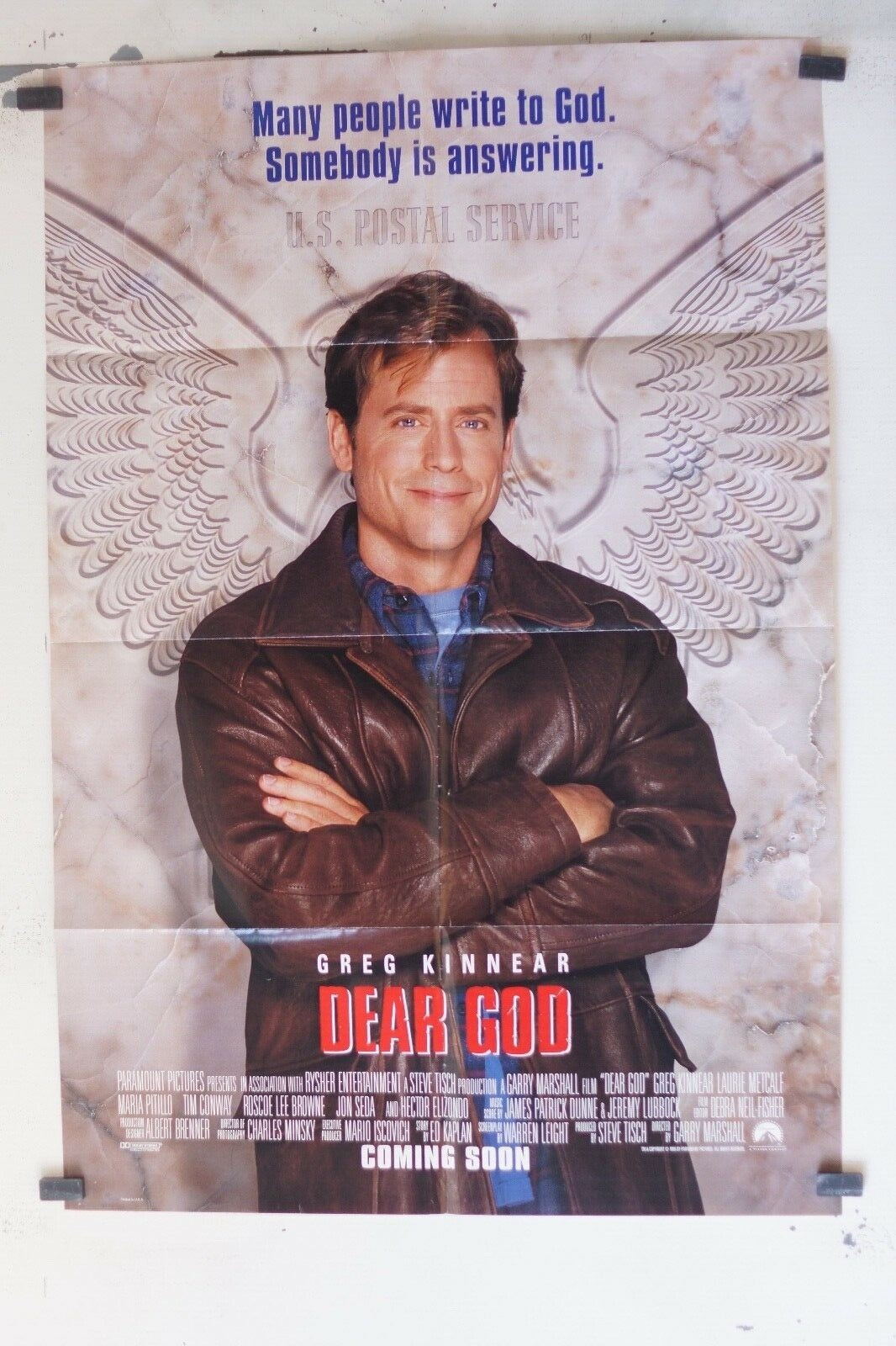 DEAR GOD MOVIE ORIGINAL POSTER (69x103), Greg Kinnear , Laurie Metcalf