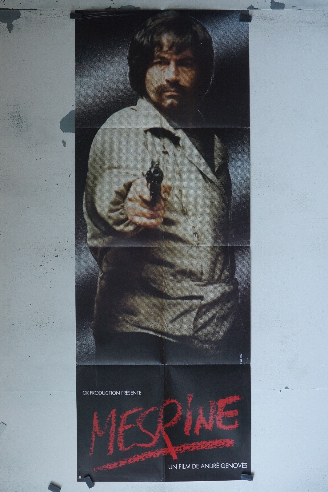 MESRINE ORIGINAL POSTER (60X160) ANDRÉ GENOVÈS