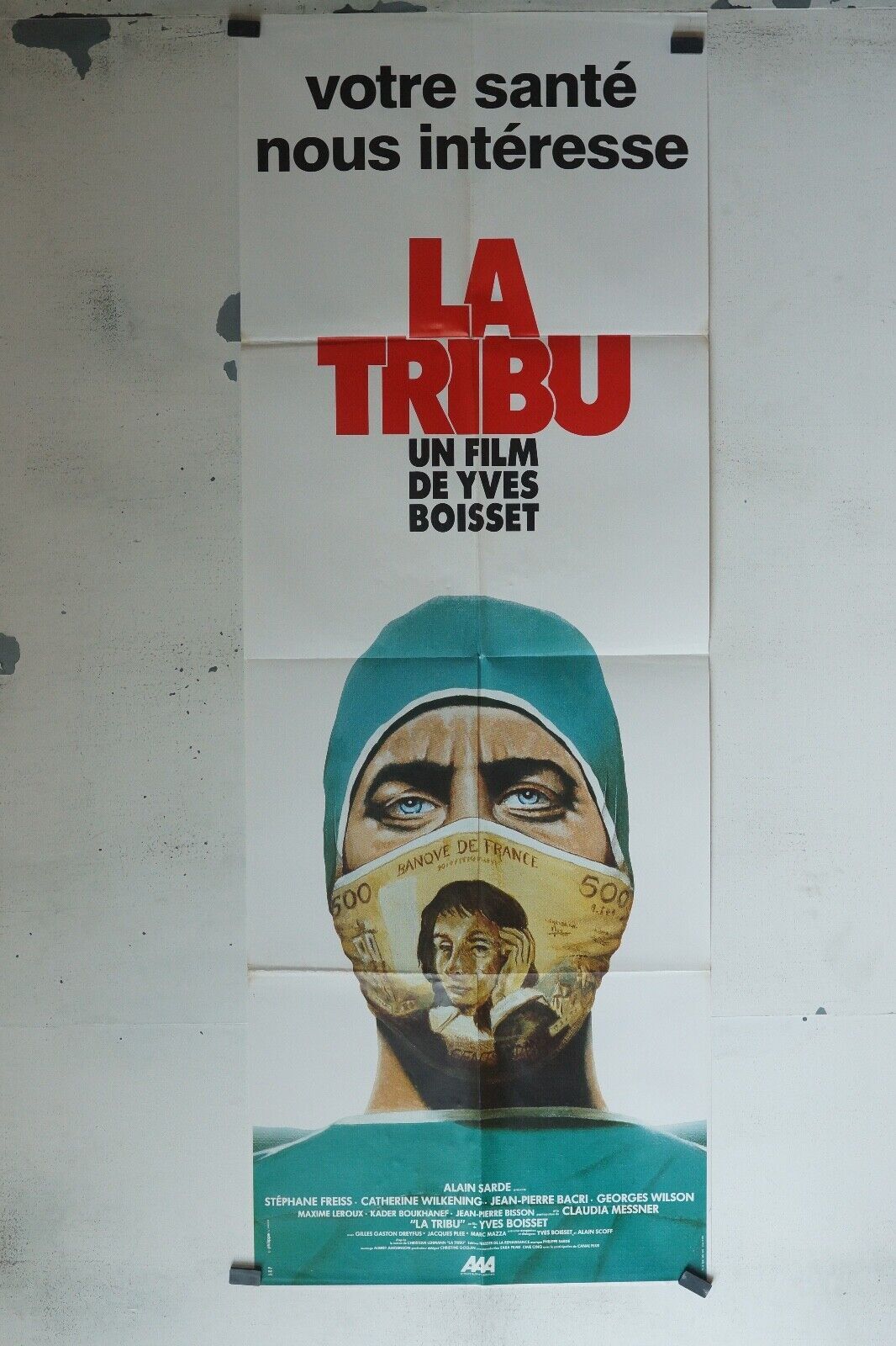 LA TRIBU 60x160 ORIGINAL POSTER YVES BOISSET
