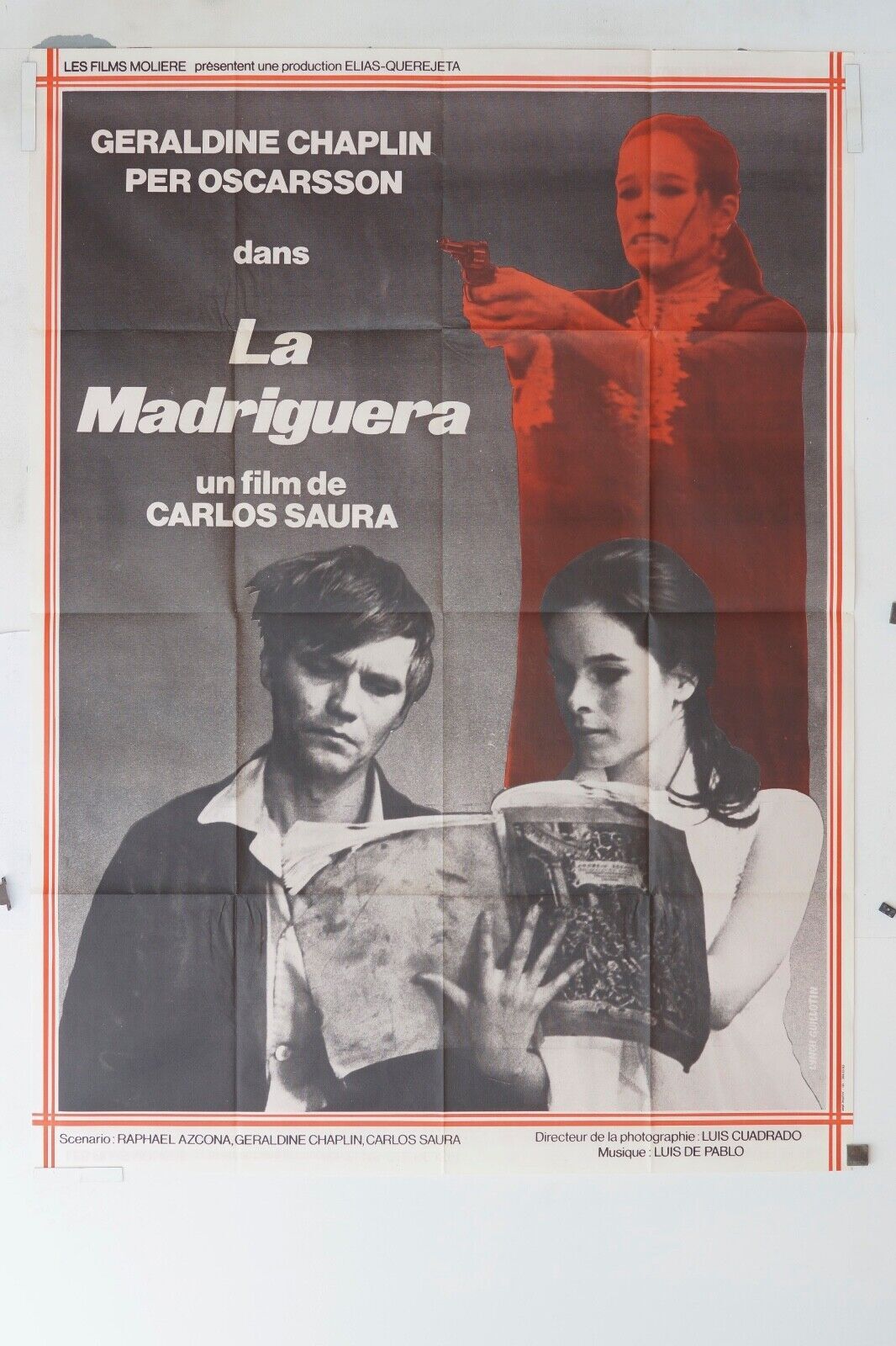 LA MADRIGUERA MOVIE POSTER ORIGINAL 120x160 GERALDINE CHAPLIN