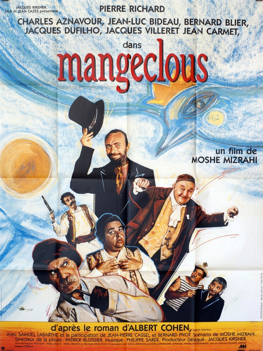 MANGECLOUS CHARLES AZNAVOUR MOVIE POSTER ORIGINAL 120x160