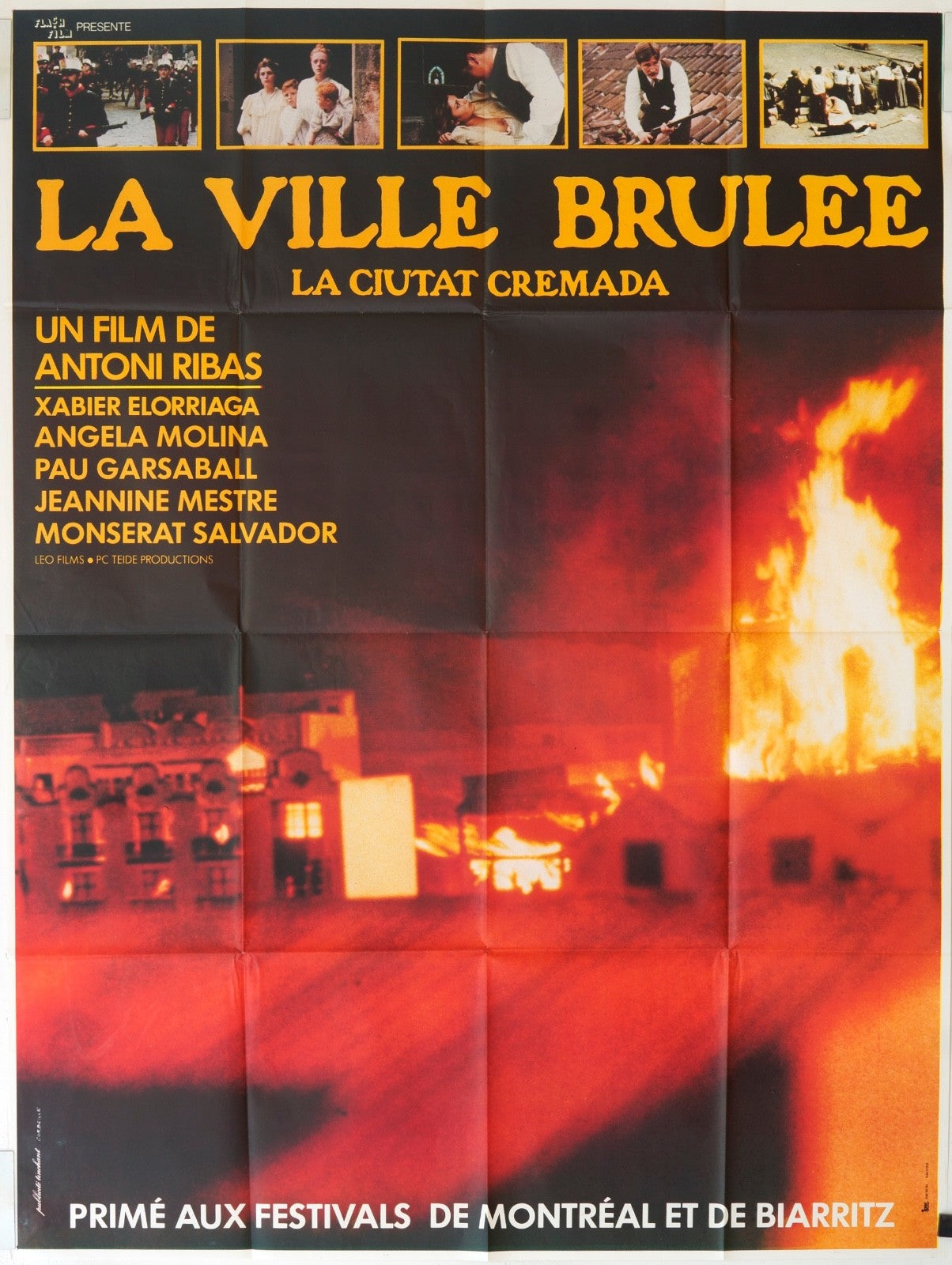 LA VIE BRULÉE  XABIER ELORRIAGA  MOVIE POSTER ORIGINAL 120x160