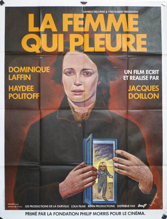 LA FEMME QUI PLEURE DOMINIQUE LAFFIN MOVIE POSTER ORIGINAL 120x160