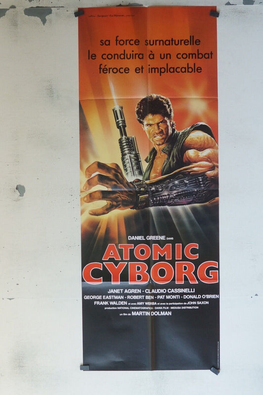 ATOMIC CYBORG ORIGINAL POSTER (60X160) DANIEL GREENE