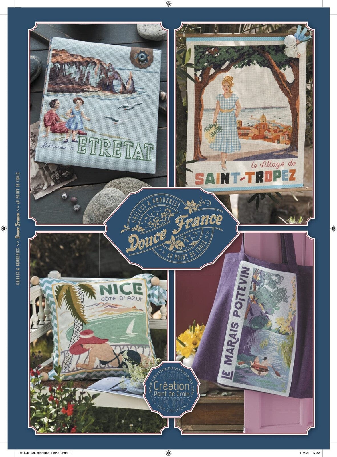 Douce France au point de croix FRENCH VERSION CROSS STITCH MAGAZINE