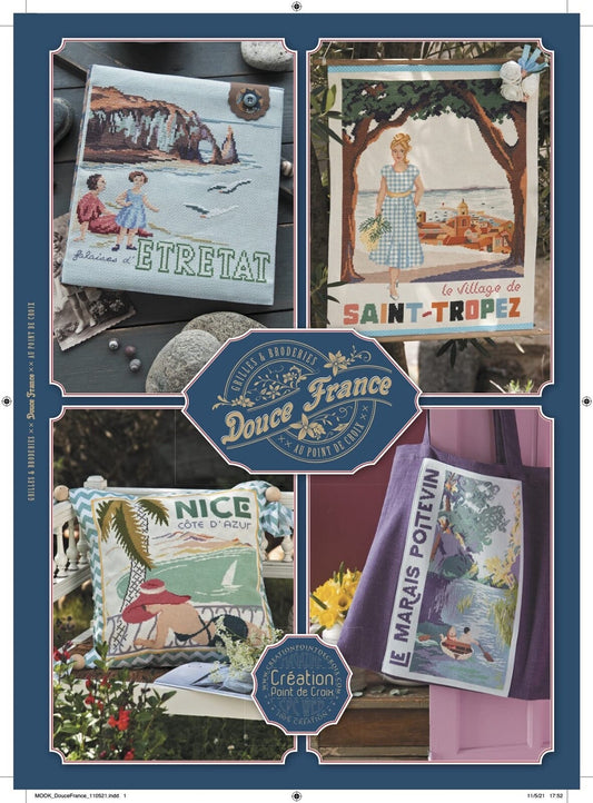 Douce France au point de croix FRENCH VERSION CROSS STITCH MAGAZINE