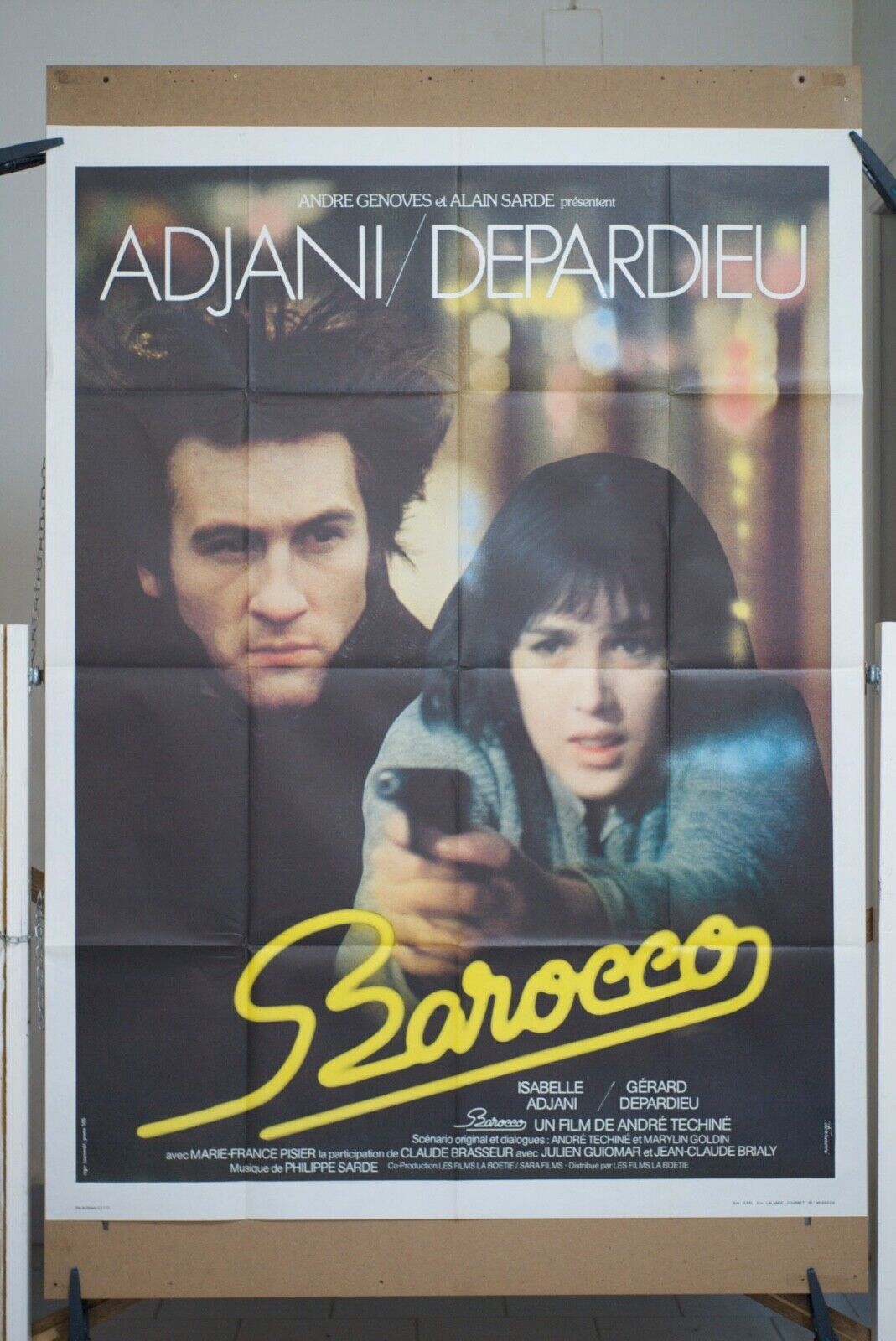 BAROCCO MOVIE POSTER ORIGINAL 120x160 ADJANI/DEPARDIEU