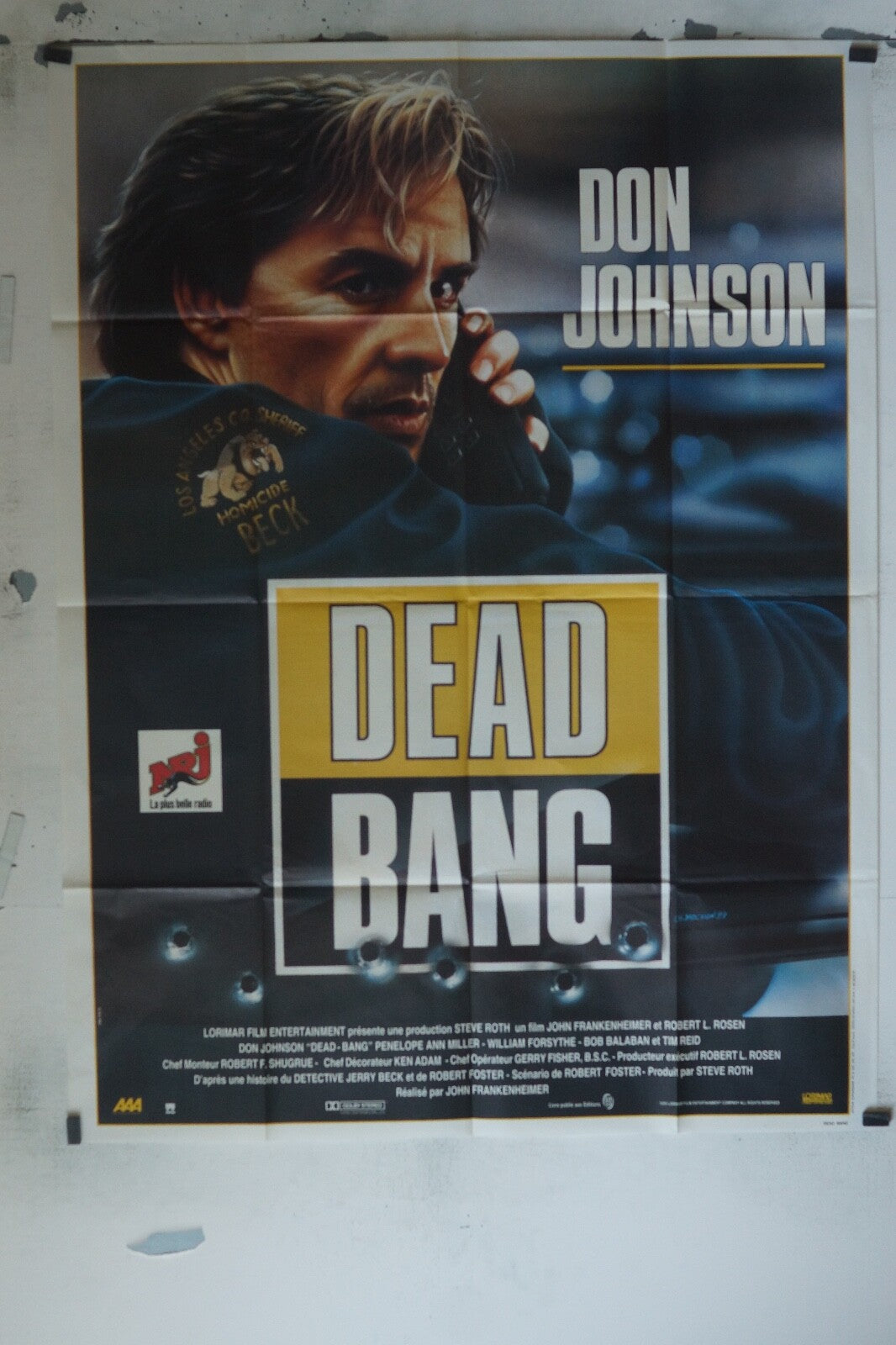 DEAD RANG POSTER ORIGINAL 120x160 DON JOHNSSON