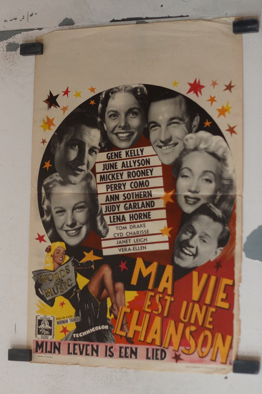 MA VIE EST UNE CHANSON (French Edition) ORIGINAL 30x55