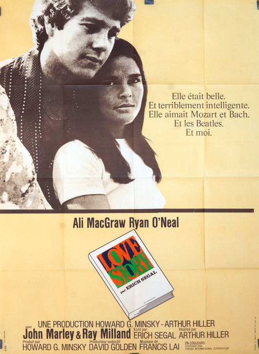 LOVE STORY ALI MACGRAW RYAN O’NEAL MOVIE POSTER ORIGINAL 120x160