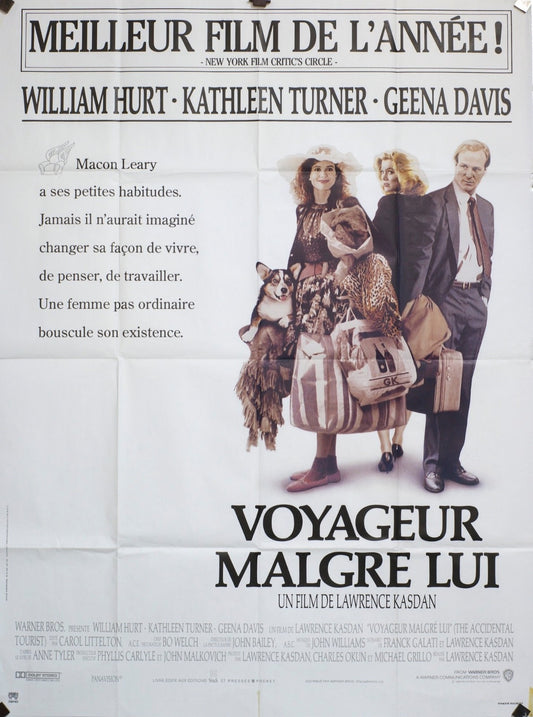 VOYAGEUR MALGRÉ LUI WILLIAM HURT MOVIE POSTER ORIGINAL 120x160