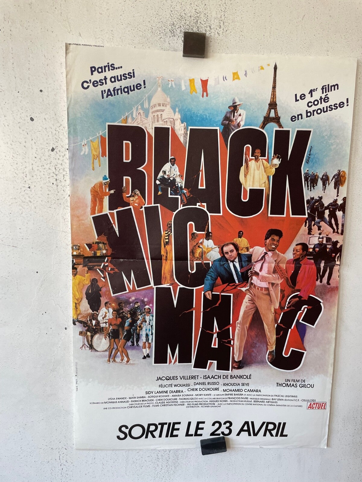 BLACK MIC MAC POSTER ORIGINAL (40X60) JACQUES VILLERET – ISSACH DE BANKOLÉ